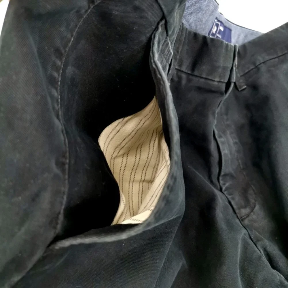 Gap Men's 34 x 30 Relaxed Black Dress Pants